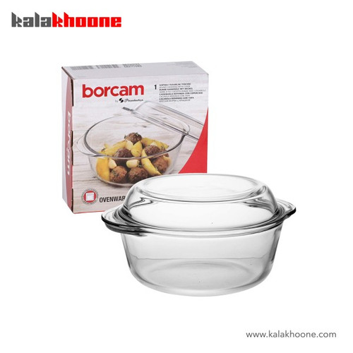ظروف شیشه ای سه تیکه درب دار لیمون