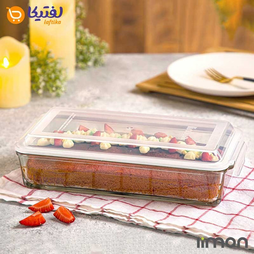 ظرف شیشه ای 1.4 لیتر لیمون