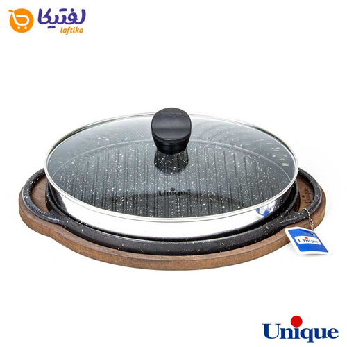 تابه گریل چدنی بیضی یونیک 6019