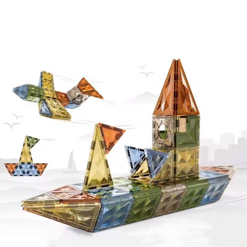 اسباب بازی کاشی مغناطیسی ۷۸ تکه