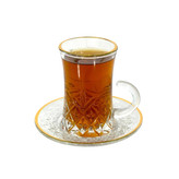 ست استکان و نعلبکی لبه طلایی ۱۲ تیکه کد ۲