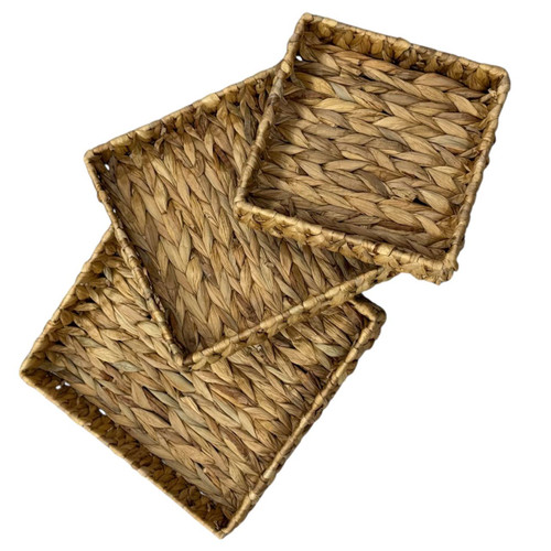 سینی حصیری مربع
