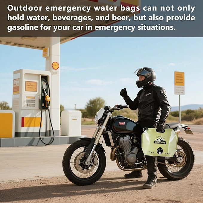 گالن آب 8 لیتری تاشو مدل Water Bag-8L