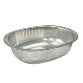 آبکش طرح بیضی رنگ نقره ای سیلور