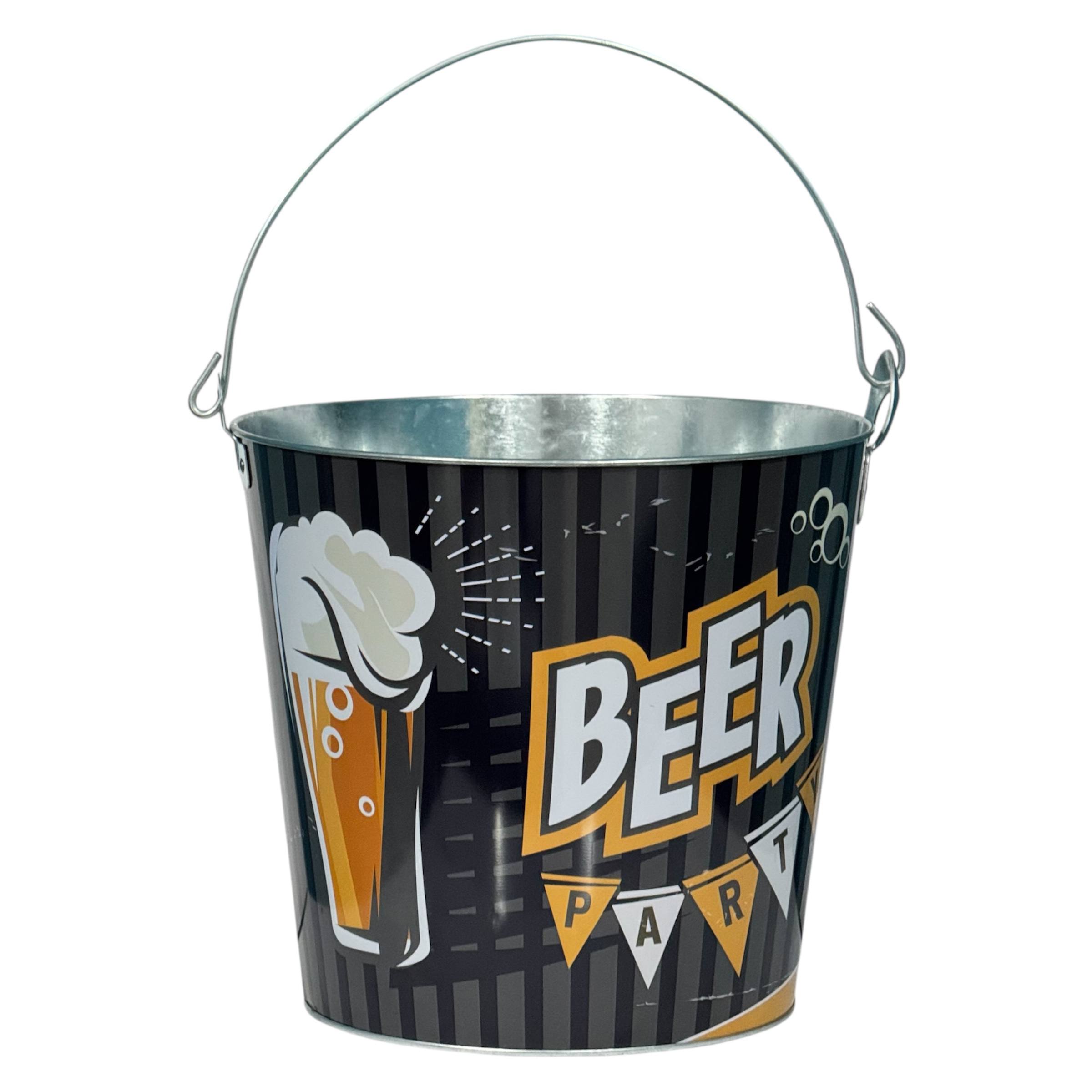سطل بزرگ فلزی beer party